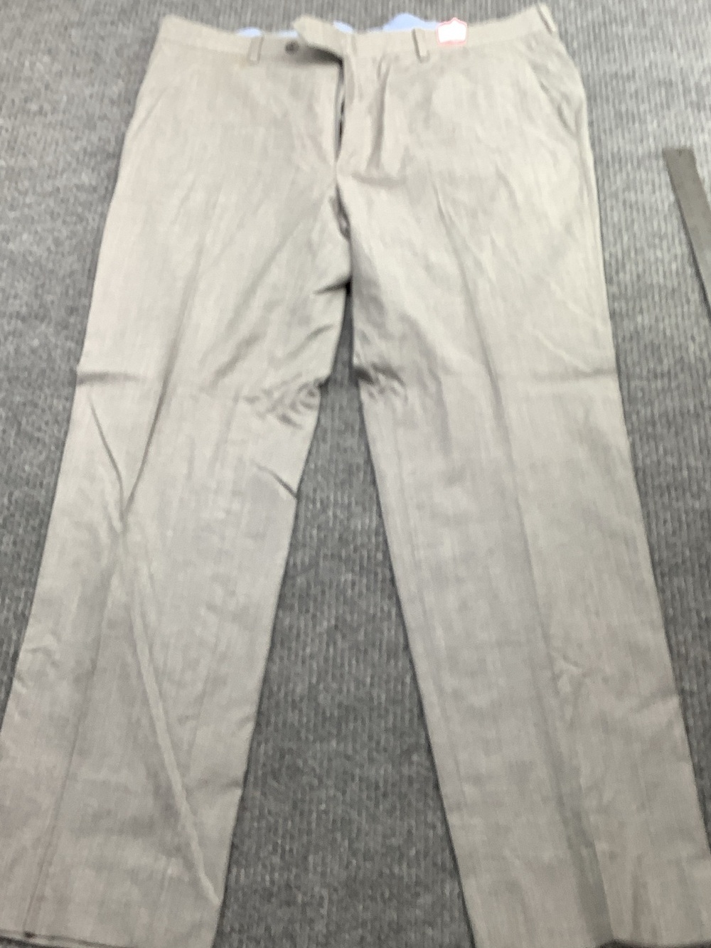 Men's Dress Pants - Light Gray Tailored Straight